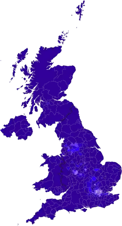 2001 (92.12%)   Less than 45%   45 - 60%   60 - 75%   75 - 85%   85 - 90%   90 - 95%   More than 95%
