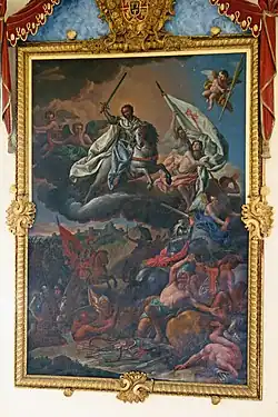 Saint James appearing at Clavijo, by Antonio González Ruiz