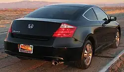 Pre-facelift Honda Accord coupe (US)