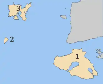 Municipalities of Lemnos and Lesbos
