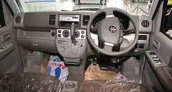 2010 Suzuki Every Wagon JP Turbo interior with automatic transmission