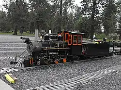 Live Steamer at Crisp Yard