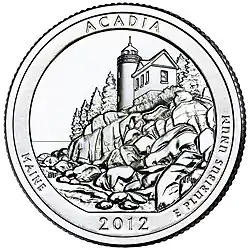 Acadia National Park quarter