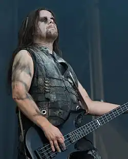 Cyrus with Dimmu Borgir in 2014