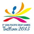 Logo of the 2015 Asia Pacific Deaf Games[35]