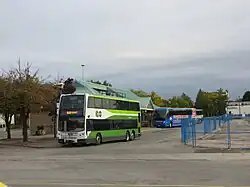 Image 86Intercity coaches from GO and Megabus seen in Niagara Falls, Ontario (from Intercity bus service)