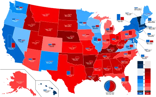 Popular vote by state