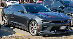 2020 Camaro 2SS in Shadow Gray Metallic with Carbon Flash Wheels.