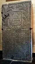 Ledger stone of 1740