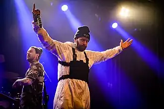 Attila performing live in 2018