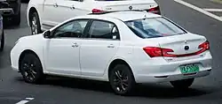 BYD Qin facelift rear.