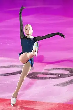 Kamila Valieva at the 2018 Rostelecom Cup