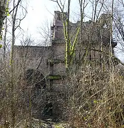 Crusher building (on the downhill side).
