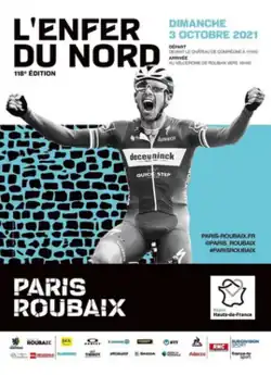 Event poster with previous winner Philippe Gilbert