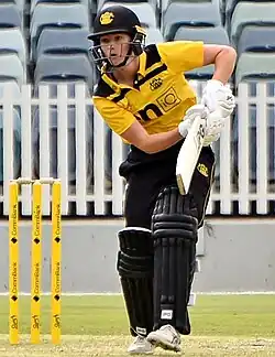 Darke batting for Western Australia in September 2018