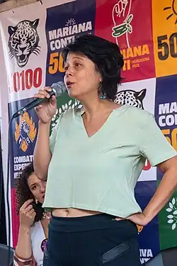Councillor from Campinas Mariana Conti (PSOL) (2016–2020)