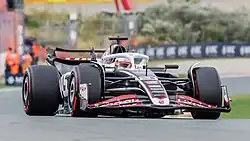 Kevin Mangussen driving the Haas VF-24 at the 2024 Dutch Grand Prix
