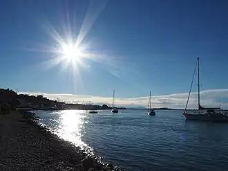 A sunny afternoon in Moncks Bay
