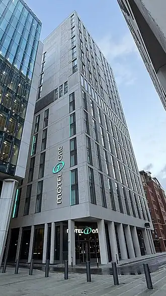 Three St Peter's Square building from the outside