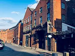 Front entrance to 42 The Calls Hotel