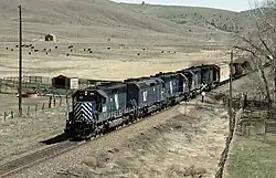 Image 5Montana Rail Link freight haulage in 2005 (from Transportation in Montana)
