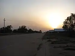 5th Street (Historic Route 66) in Texola