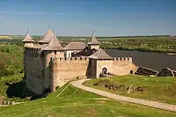 Panoramic view of the Khotyn Fortress