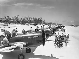 Image 66No. 80 Squadron aircraft at Noemfoor in November 1944 (from Australia in World War II)