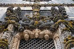Marine themed decoration of the Chapter House window of the Convent of Christ (Tomar) (1510–1514)