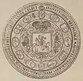 Seal of King and Grand Duke Augustus III, 1738