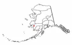 Location of Bethel within the state of Alaska