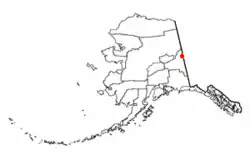 Location of Eagle Village, Alaska