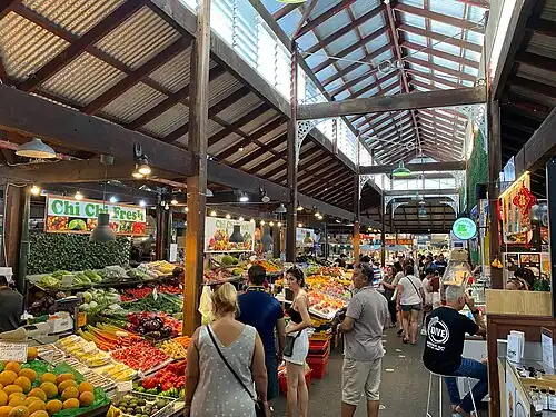 Fruit and vegetable hall, in 2023