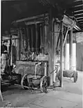 Small water jacket furnace for copper smelting, Hancock, Michigan, c.1906