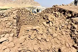 Parthian building at Qalatga Darband, September 26, 2019