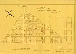 A Plat of Norristown, Pope County, State of Arkansas, July 1837.