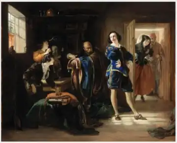 A Scene from Gil Blas by Daniel Maclise