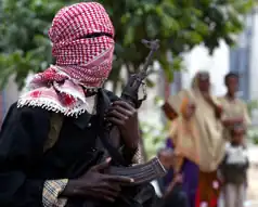 Somali insurgent (likely of the Islamic Courts Union or Al-Shabaab) during the Ethiopian invasion of Somalia
