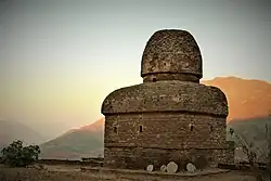 Gumbatona stupa, Swat, KPK, a rare example true domed stupa 1st or 2nd century AD