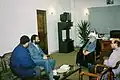 Abdul Majeed Dar in a meeting in Iran