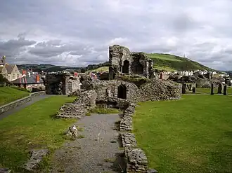 Aberystwyth Castle inner ward