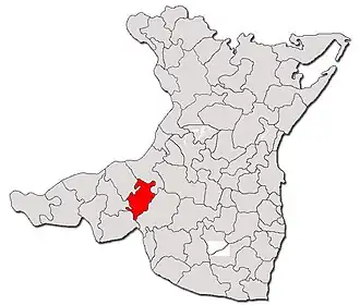 Location in Constanța County