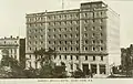Old colourless 1920s photograph of the Admiral Beatty Hotel in Saint John, New Brunswick