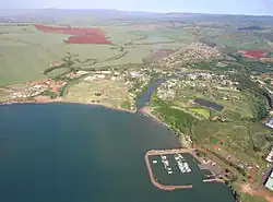 Aerial view of Hanapepe