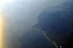 Aerial view of Malibu.