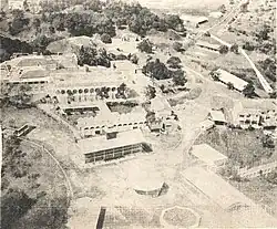 Aerial view of the palace in 1959