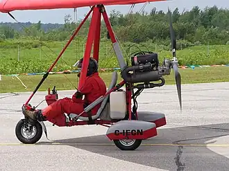 Air Creation Racer trike with Rotax 503 engine
