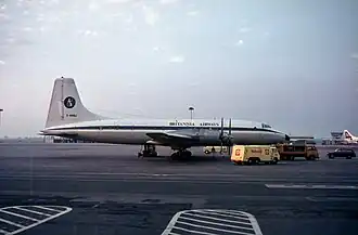Britannia Airways Bristol Britannia, late 1960s