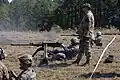 Alabama's 31st CBRN Brigade and Romania's 72nd NBC Defense Battalion training at Camp Shelby, April 2022