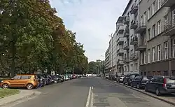 View of the avenue from Pomorska Street